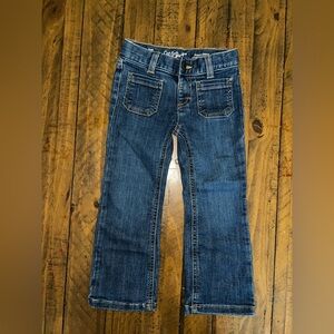 Toddler Girls Cat & Jack Dark Blue Flare Jeans